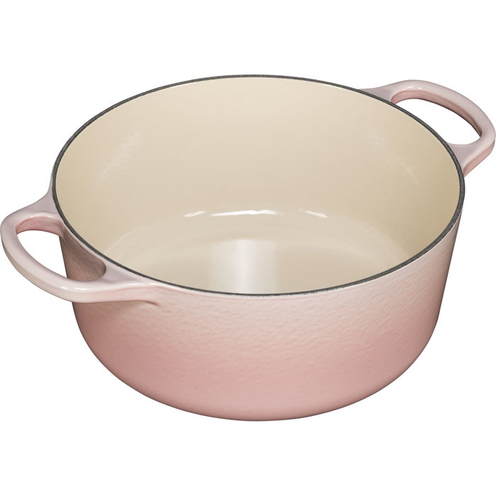 Le Creuset Signature Cazuela de asar redonda 24 cm shell pink Le Creuset Signature Cazuela de asar redonda 24 cm shell pink