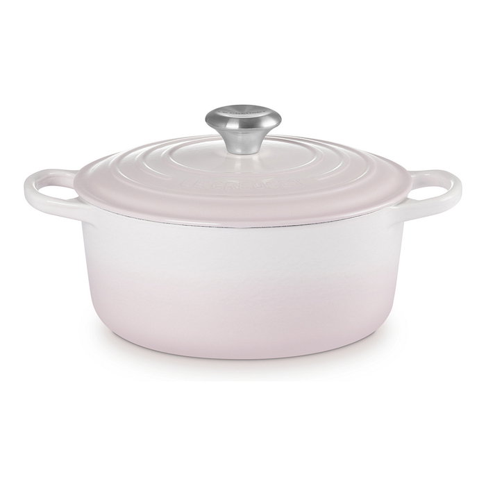 Le Creuset Signature Cazuela Redonda 24 cm Shell Pink