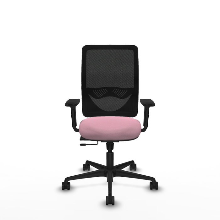 PIQUERAS Y CRESPO Silla de oficina Zulema Rosa con Malla Negra PIQUERAS Y CRESPO Silla de oficina Zulema Rosa con Malla Negra