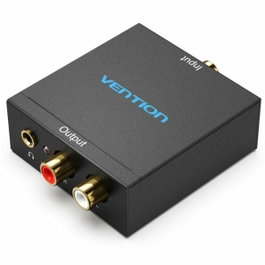 Vention Convertidor de Audio Digital a Analógico BDFB0-EU con Entrada Toslink y RCA y Salida 2x RCA