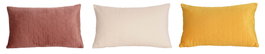 DKD Home Decor Set de 3 Cojines de Poliéster 50x10x30 cm Surtidos