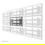 Newstar LED-VW2000BLACK Soporte de pared videowall para monitores planos de 32 a 75 pulgadas (81 a 191 cm) - Hasta 70 kg, inclinación 0-12°, color negro