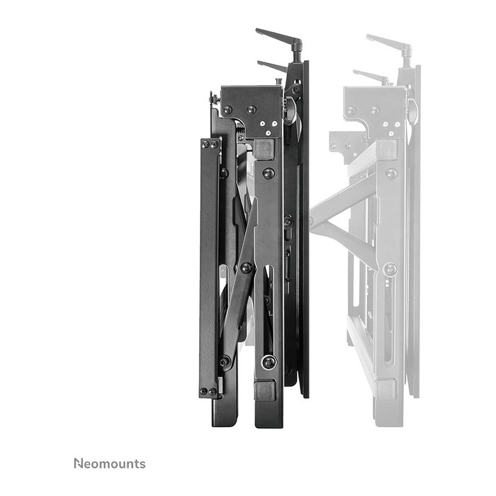 Newstar LED-VW2000BLACK Soporte de pared videowall para monitores planos de 32 a 75 pulgadas (81 a 191 cm) - Hasta 70 kg, inclinación 0-12°, color negro