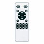 Cristalrecord Antila mini Ventilador de techo LED con aspas retráctiles Plata