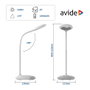 Avide Lámpara de mesa LED RGB Blanco 4W 250lm