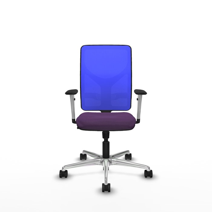 PIQUERAS Y CRESPO Silla de oficina Motilla con mecanismo Sincro, morado y azul PIQUERAS Y CRESPO Silla de oficina Motilla con mecanismo Sincro, morado y azul