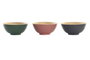 DKD Home Decor Bol de Bambú Vermos Surtido de 6 Unidades