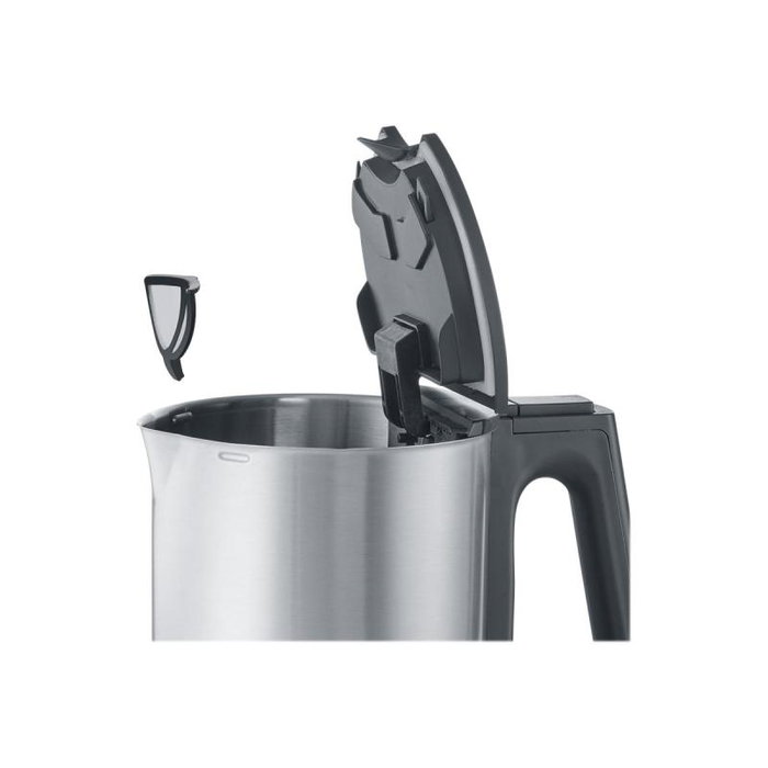 Severin WK 3409 Hervidor de Agua Eléctrico 1.7 Litros Acero Inoxidable Color Negro