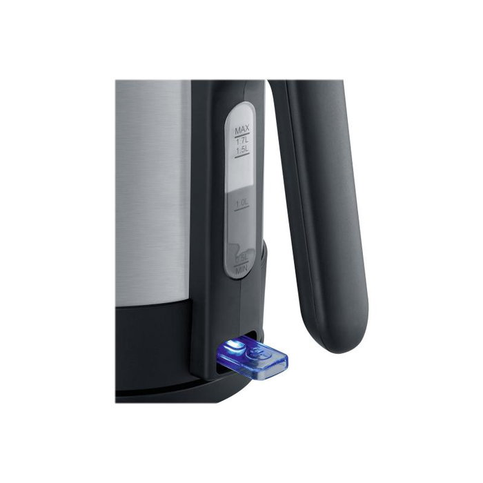 Severin WK 3409 Hervidor de Agua Eléctrico 1.7 Litros Acero Inoxidable Color Negro
