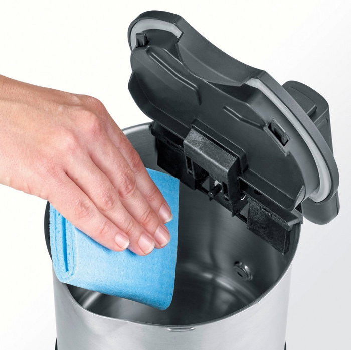 Severin WK 3409 Hervidor Eléctrico 1,7L Acero Inoxidable y Negro