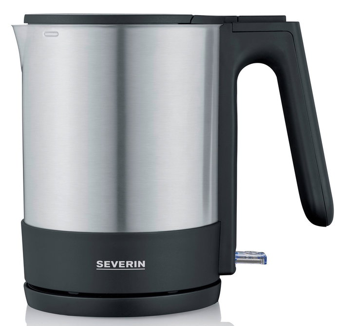 Severin WK 3409 Hervidor Eléctrico 1,7L Acero Inoxidable y Negro