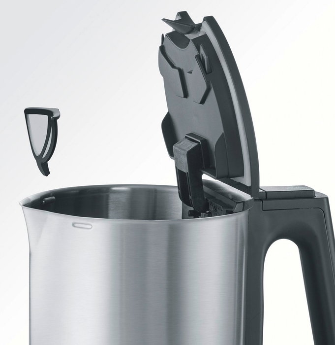 Severin WK 3409 Hervidor Eléctrico 1,7L Acero Inoxidable y Negro