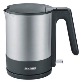 Severin WK 3409 Hervidor Eléctrico de Acero Inoxidable, 1,7L, Negro