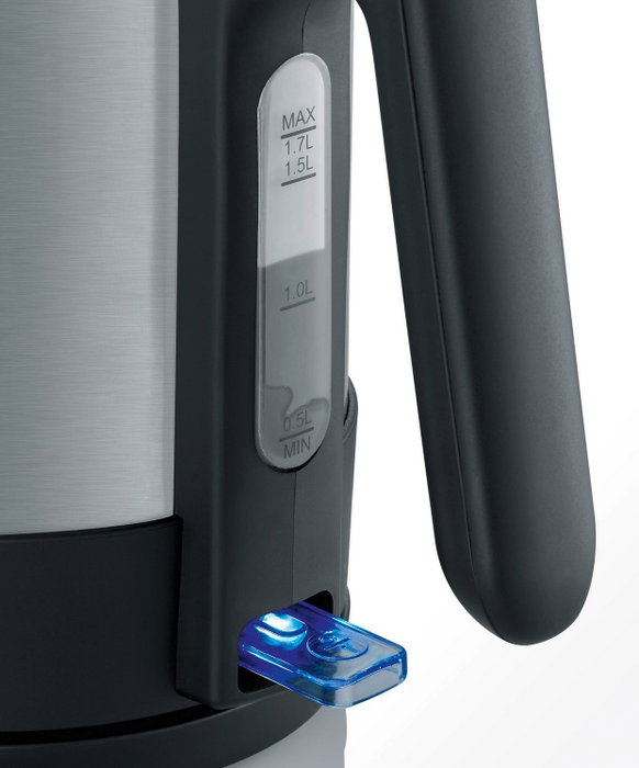 Severin WK 3409 Hervidor Eléctrico 1,7L Acero Inoxidable y Negro