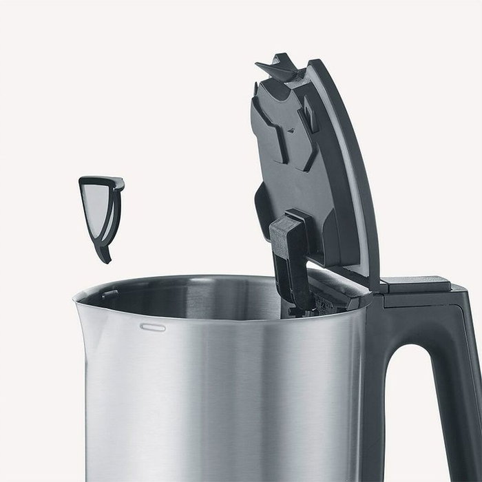 Severin WK 3409 Hervidor Eléctrico 1,7L Acero Inoxidable y Negro