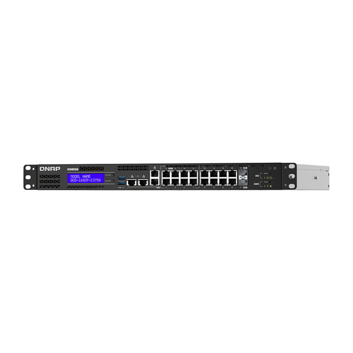 QNAP QGD-1602P Switch Gestionado L2 con PoE y puertos 2,5GbE