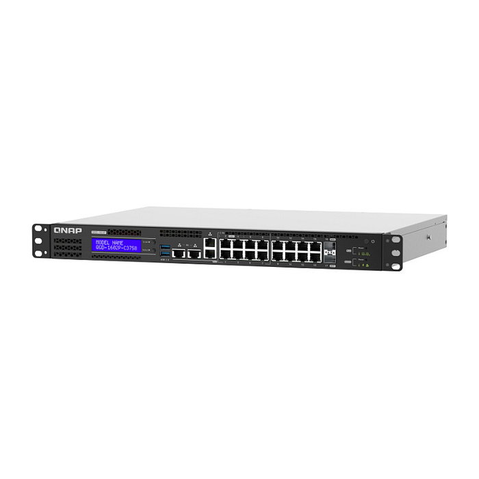 QNAP QGD-1602P Switch Gestionado L2 con PoE y puertos 2,5GbE