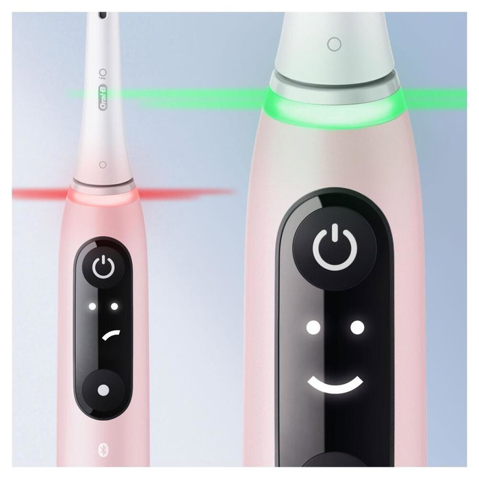 Oral-B iO Series 6 Cepillo de Dientes Eléctrico Rosa y Blanco con Estuche