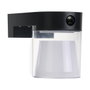 Edm Aplique solar cilíndrico 4 W 500 lm Negro