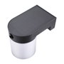 Edm Aplique solar cilíndrico 4 W 500 lm Negro