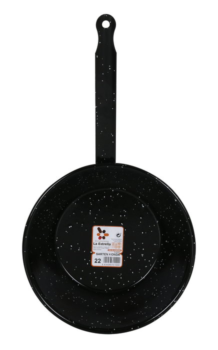 La Estrella Sarten Honda Bordonada 22 cm - 1.7 L Jaspeada (8 Unidades) La Estrella Sarten Honda Bordonada 22 cm - 1.7 L Jaspeada (8 Unidades)