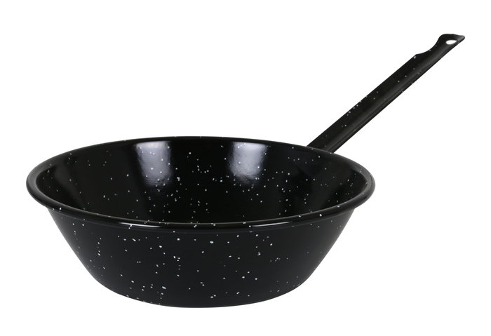 La Estrella Sarten Honda Bordonada 22 cm - 1.7 L Jaspeada (8 Unidades)