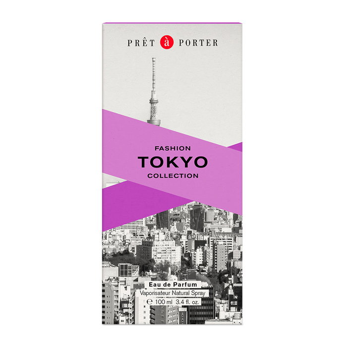 Pret-A-Porter TOKYO COLLECTION Eau de Parfum Vaporizador 100 ml - Fragancia Floral Femenina con Flor de Cerezo y Pera
