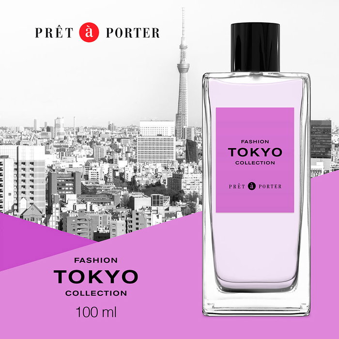 Pret-A-Porter TOKYO COLLECTION Eau de Parfum Vaporizador 100 ml - Fragancia Floral Femenina con Flor de Cerezo y Pera