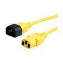 ROLINE Cable de conexión IEC 320 C14 - C13 Amarillo 1,8m