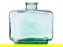 Giftdecor Jarron Vidrio Reciclado Rectangular Transparente 27 cm (Set de 3)