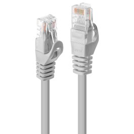 Lindy 48367 Cable de red Cat5e U/UTP 10 m Gris