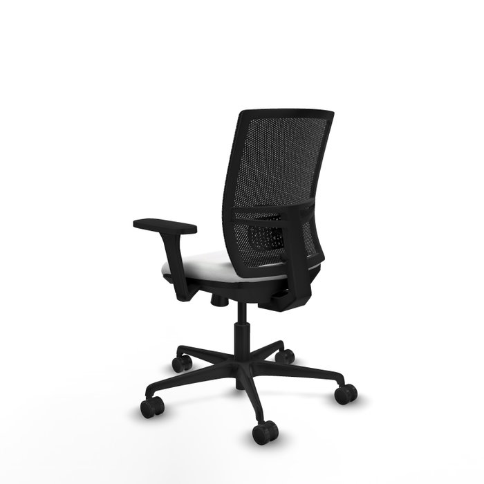 PIQUERAS Y CRESPO Silla de oficina Yunquera con mecanismo Sincro/Traslack, Blanco y Negro PIQUERAS Y CRESPO Silla de oficina Yunquera con mecanismo Sincro/Traslack, Blanco y Negro