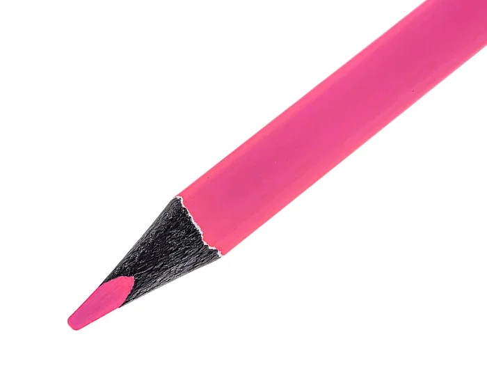 Liderpapel Lápices Fluorescente Jumbo Neón Rosa Forma Triangular Mina Extra Resistente