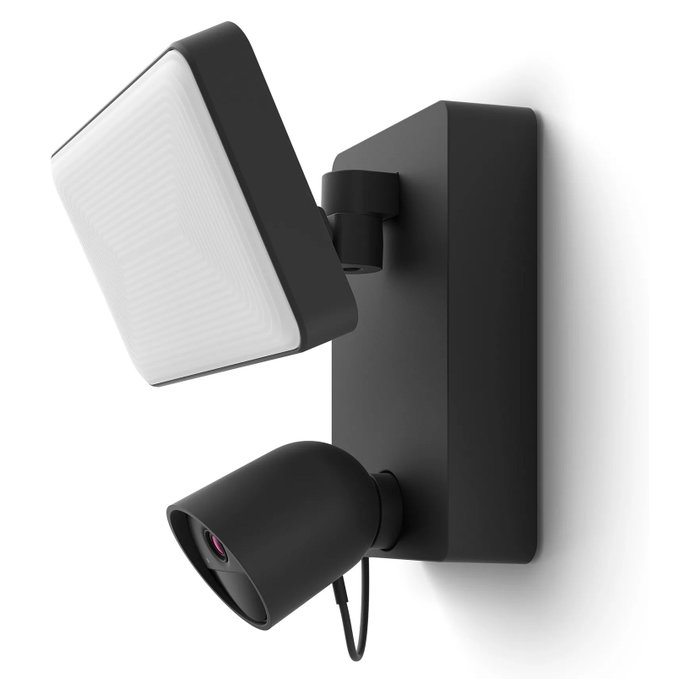 Philips Hue AAANE66346 Cámara de seguridad inteligente para exteriores con foco, 1080P, comunicación bidireccional Philips Hue AAANE66346 Cámara de seguridad inteligente para exteriores con foco, 1080P, comunicación bidireccional