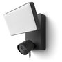 Philips Hue AAANE66346 Cámara de seguridad inteligente para exteriores con foco, 1080P, comunicación bidireccional