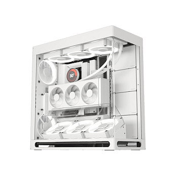HAVN HS 420 VGPU Carcasa de PC Midi-Tower Blanca con Vidrio Templado y PCIe 5.0 HAVN HS 420 VGPU Carcasa de PC Midi-Tower Blanca con Vidrio Templado y PCIe 5.0