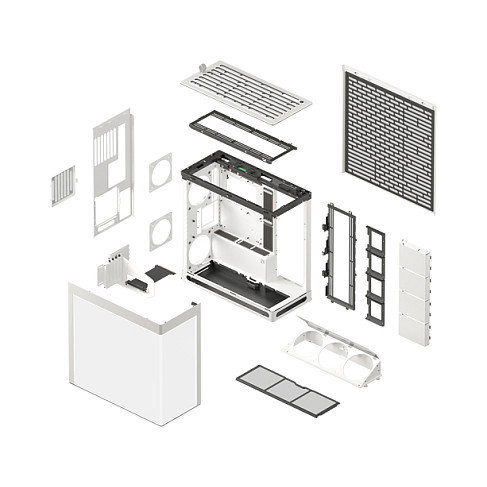 HAVN HS 420 VGPU Carcasa de PC Midi-Tower Blanca con Vidrio Templado y PCIe 5.0 HAVN HS 420 VGPU Carcasa de PC Midi-Tower Blanca con Vidrio Templado y PCIe 5.0