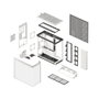 HAVN HS 420 VGPU Carcasa de PC Midi-Tower Blanca con Vidrio Templado y PCIe 5.0