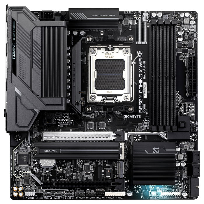 GIGABYTE B850M GAMING X WIFI6E Placa Base AMD B850 Socket AM5 DDR5 Micro ATX