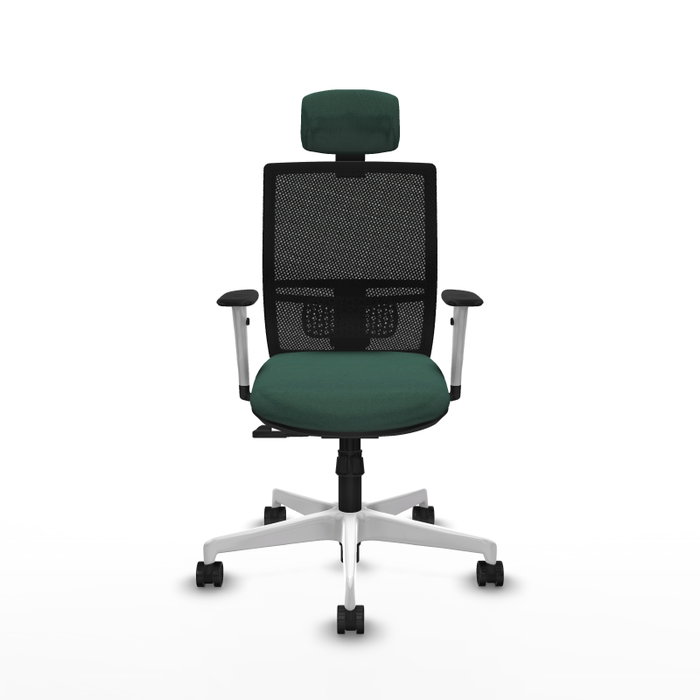 PIQUERAS Y CRESPO Silla de oficina Yunquera Verde botella con mecanismo Sincro PIQUERAS Y CRESPO Silla de oficina Yunquera Verde botella con mecanismo Sincro