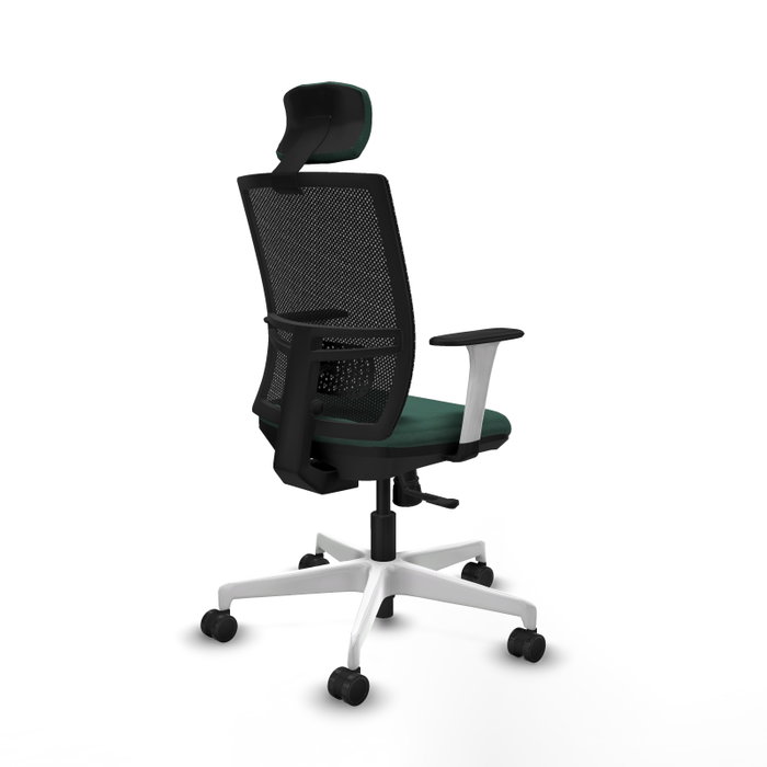 PIQUERAS Y CRESPO Silla de oficina Yunquera Verde botella con mecanismo Sincro PIQUERAS Y CRESPO Silla de oficina Yunquera Verde botella con mecanismo Sincro