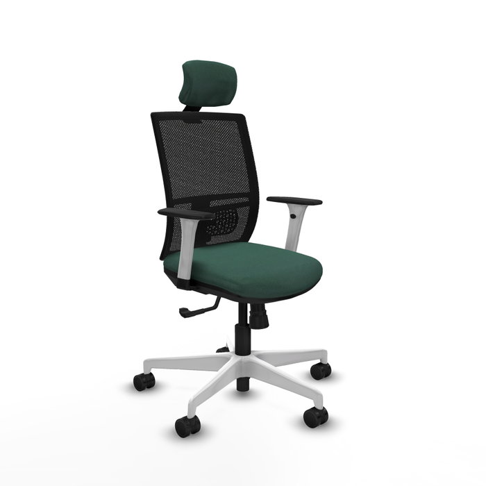 PIQUERAS Y CRESPO Silla de oficina Yunquera Verde botella con mecanismo Sincro PIQUERAS Y CRESPO Silla de oficina Yunquera Verde botella con mecanismo Sincro