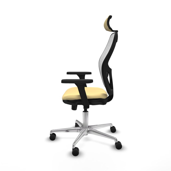 PIQUERAS Y CRESPO Silla de oficina Jorquera Crema y Blanco
