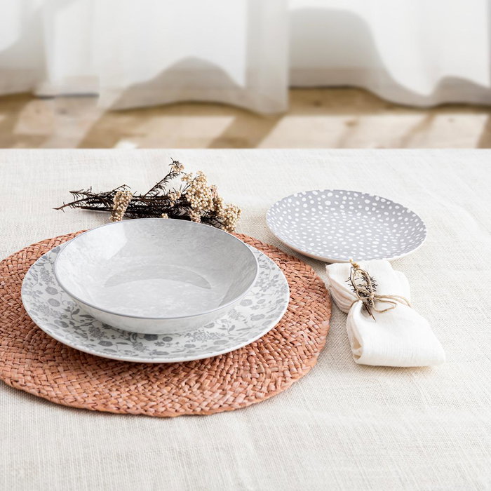 Plato Llano Porcelana Aquilea Bidasoa 27 cm