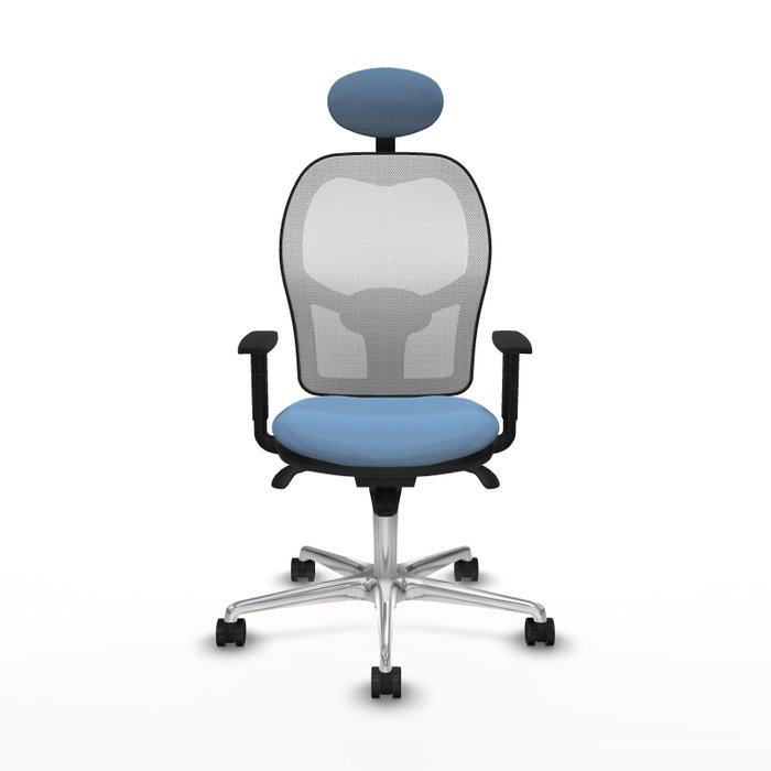 PIQUERAS Y CRESPO Silla de oficina Jorquera Azul Cielo y Blanco PIQUERAS Y CRESPO Silla de oficina Jorquera Azul Cielo y Blanco