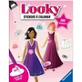 Ravensburger Looky Libro de pegatinas y colorear 24 páginas - Diseño de Moda y Vestidos de Noche para niños +4 años - 13099073