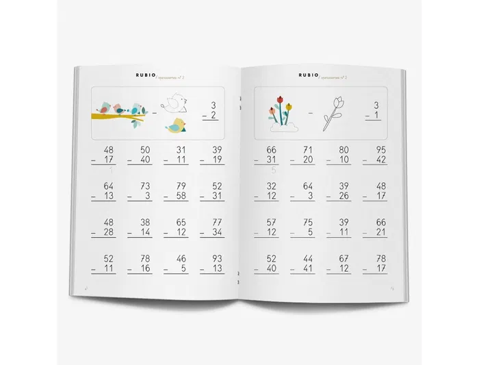 Rubio Cuaderno problemas nº 2 para el desarrollo intelectual del alumno, complementa enseñanzas educativas