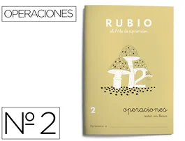 Rubio Cuaderno problemas nº 2 para el desarrollo intelectual del alumno, complementa enseñanzas educativas