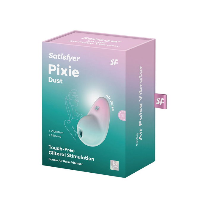 SATISFYER Pixie Dust Clitoral Double Air Pulse Vibrador Menta y Rosa SATISFYER Pixie Dust Clitoral Double Air Pulse Vibrador Menta y Rosa