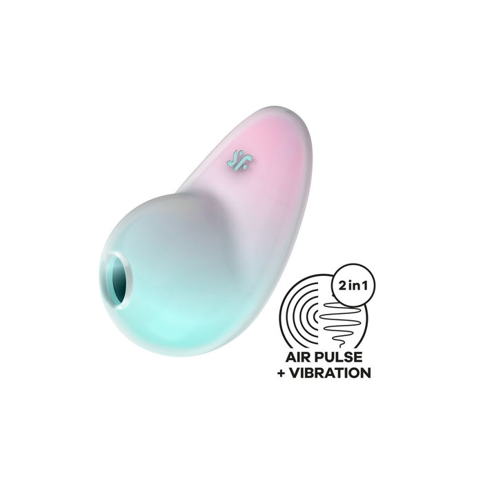 SATISFYER Pixie Dust Clitoral Double Air Pulse Vibrador Menta y Rosa SATISFYER Pixie Dust Clitoral Double Air Pulse Vibrador Menta y Rosa